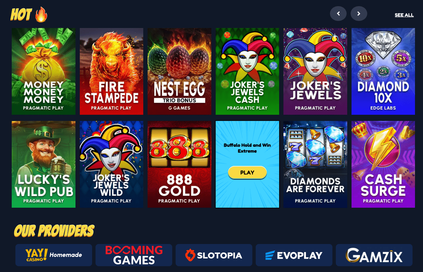 Yay Casino Games